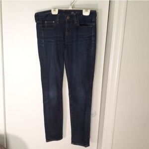 J crew toothpick jeans 27 ankle slim leg stretch denim pants s m